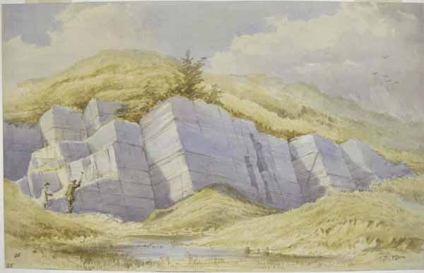 Limestone folding, Kanturk, Co. Cork